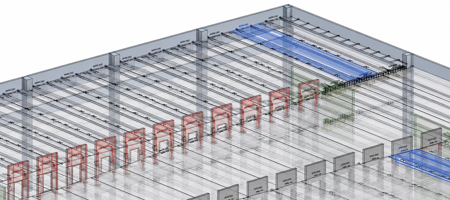 Structural BIM model for engineering coordination